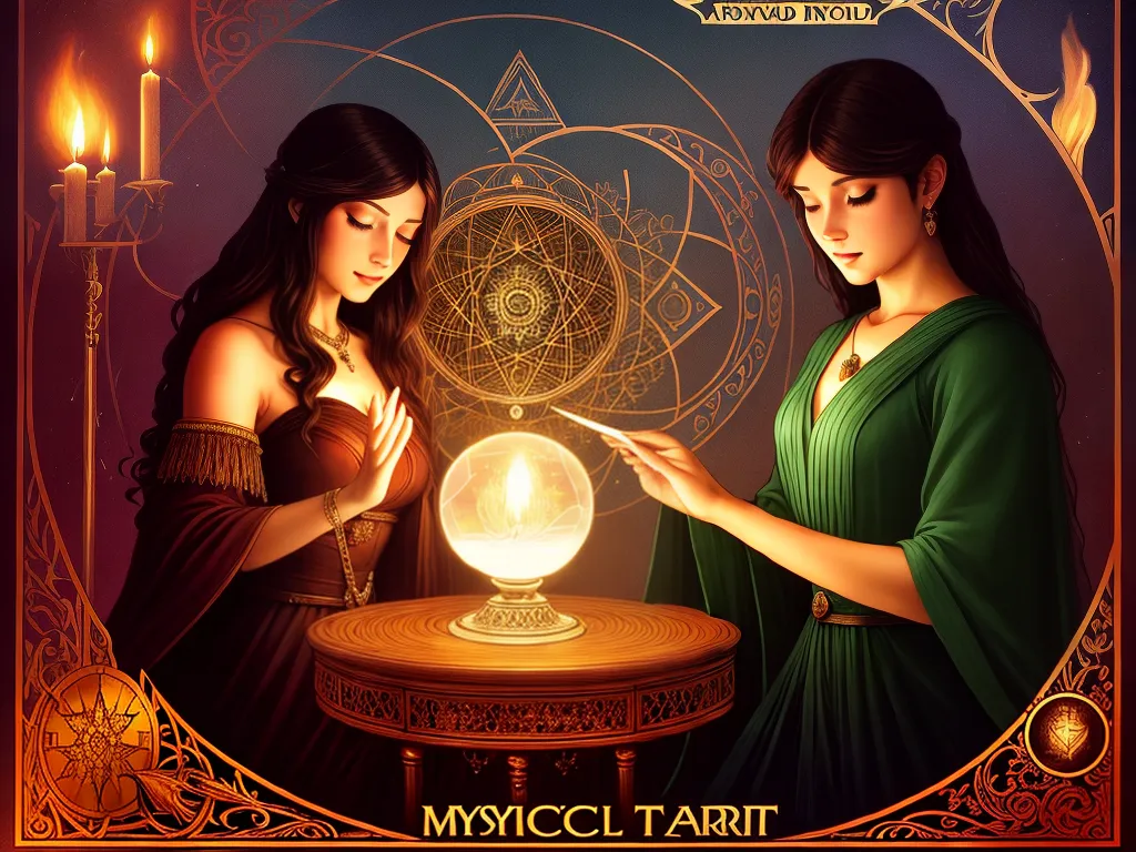 ilustracao previsoes tarot