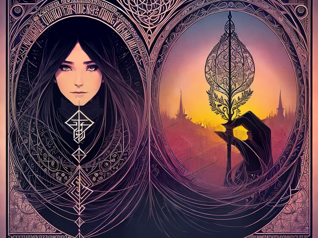 ilustracao runa algiz significados simbologias