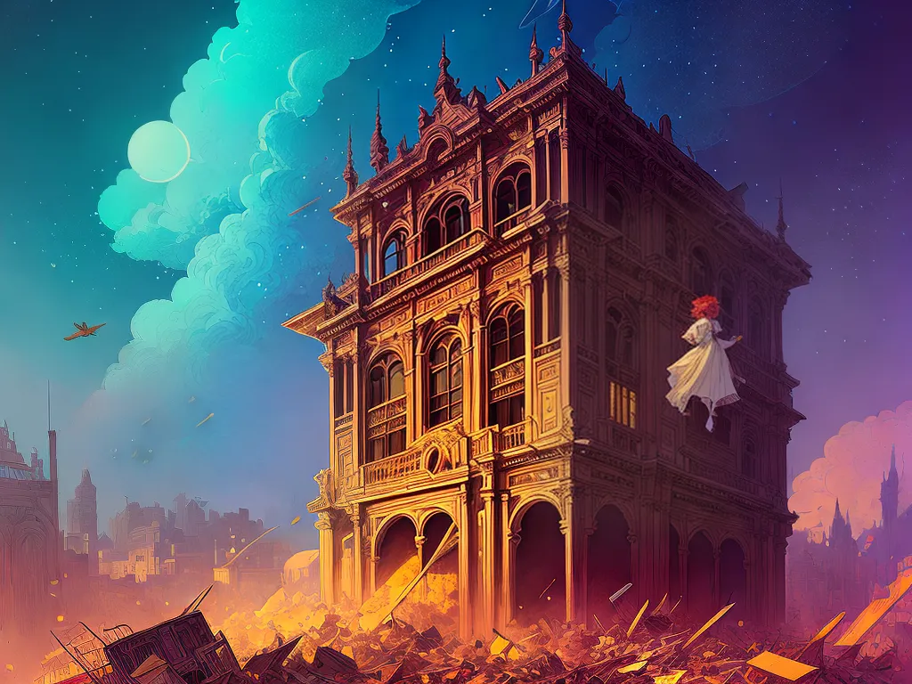 ilustracao sonhar com predio caindo veja todos os significados