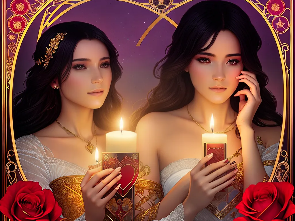 ilustracao tarot do amor 1