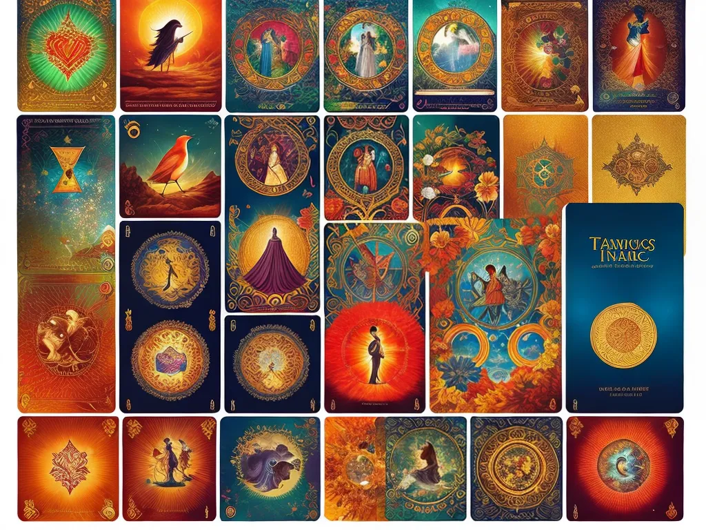 ilustracao tarot do amor 22 cartas