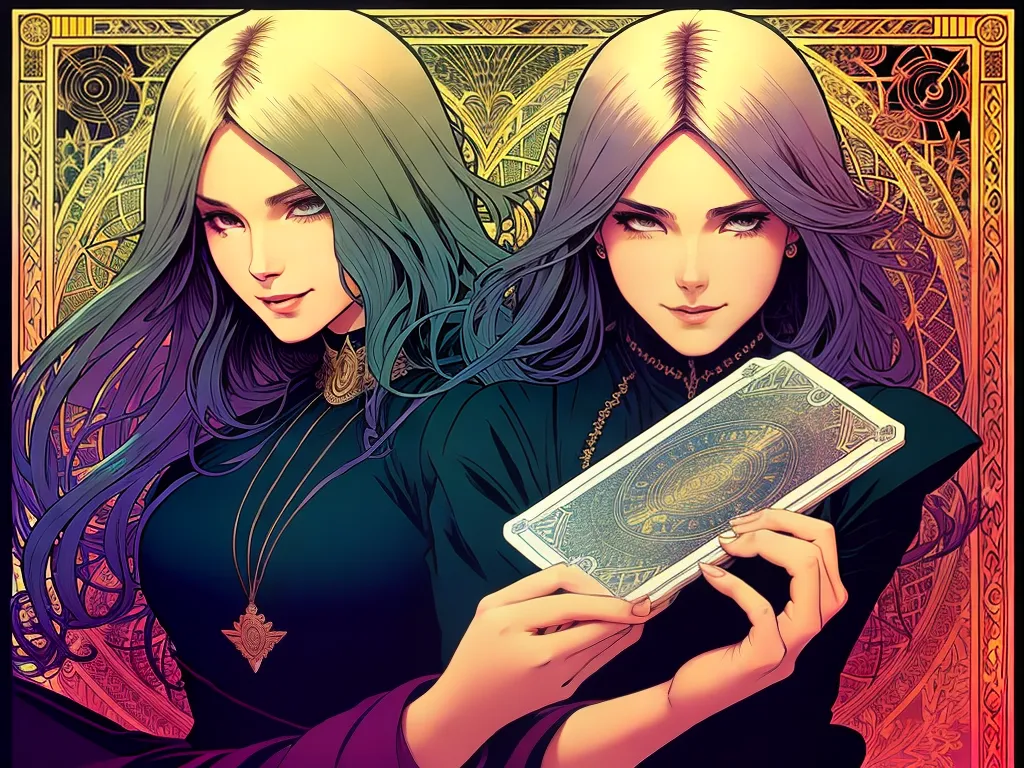 ilustracao tarot do destino tomada de decisoes