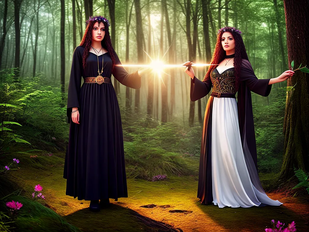 Sagrado Feminino: Wicca ou Bruxaria? 4 ilustracao wicca bruxaria sagrado feminino