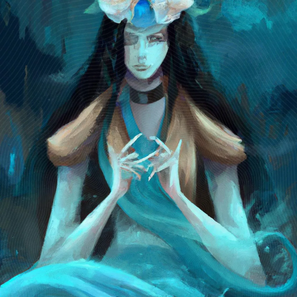 uma imagem impressionista de nomes de espiritos