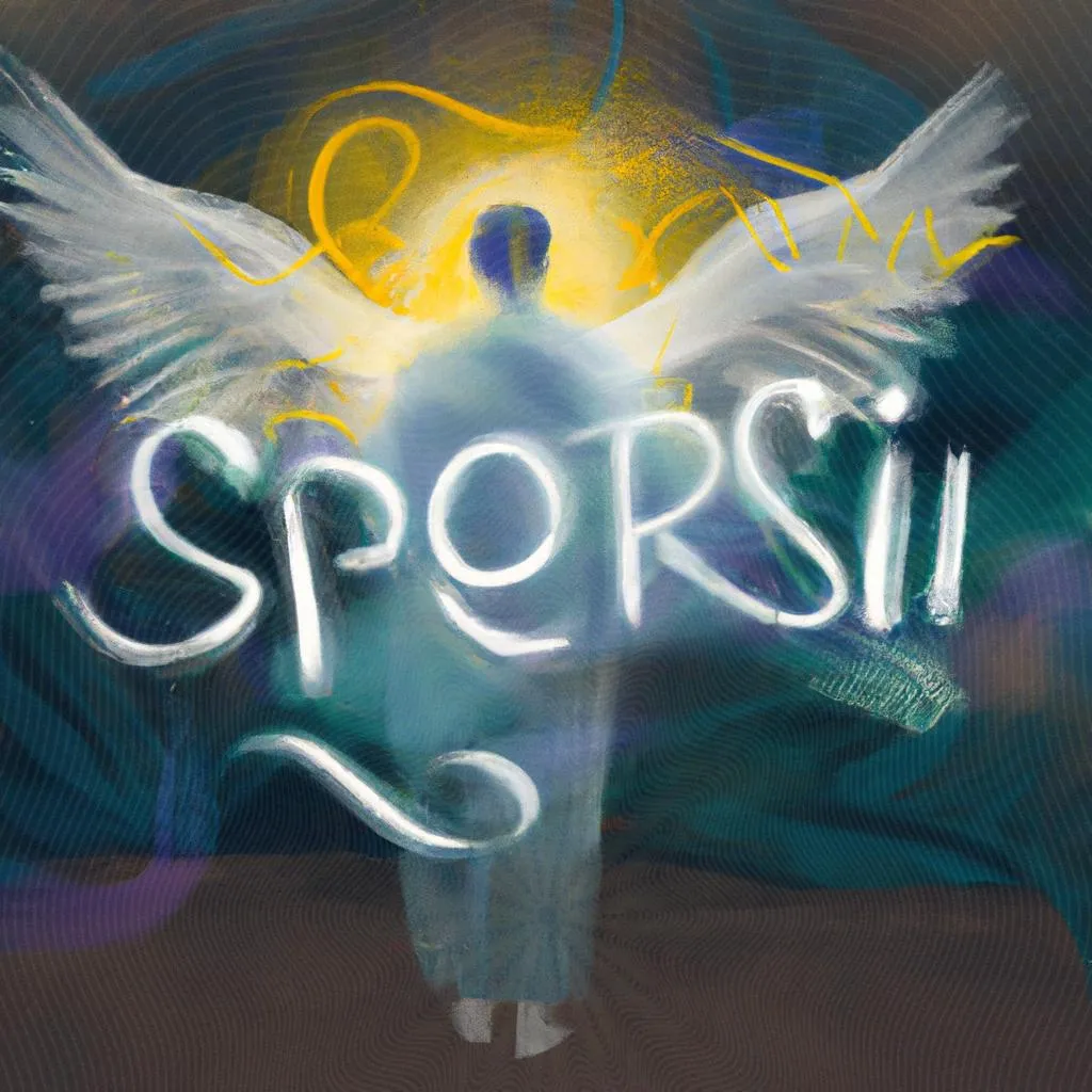 uma imagem simbólica de o espirito do senhor deus está sobre mim letra