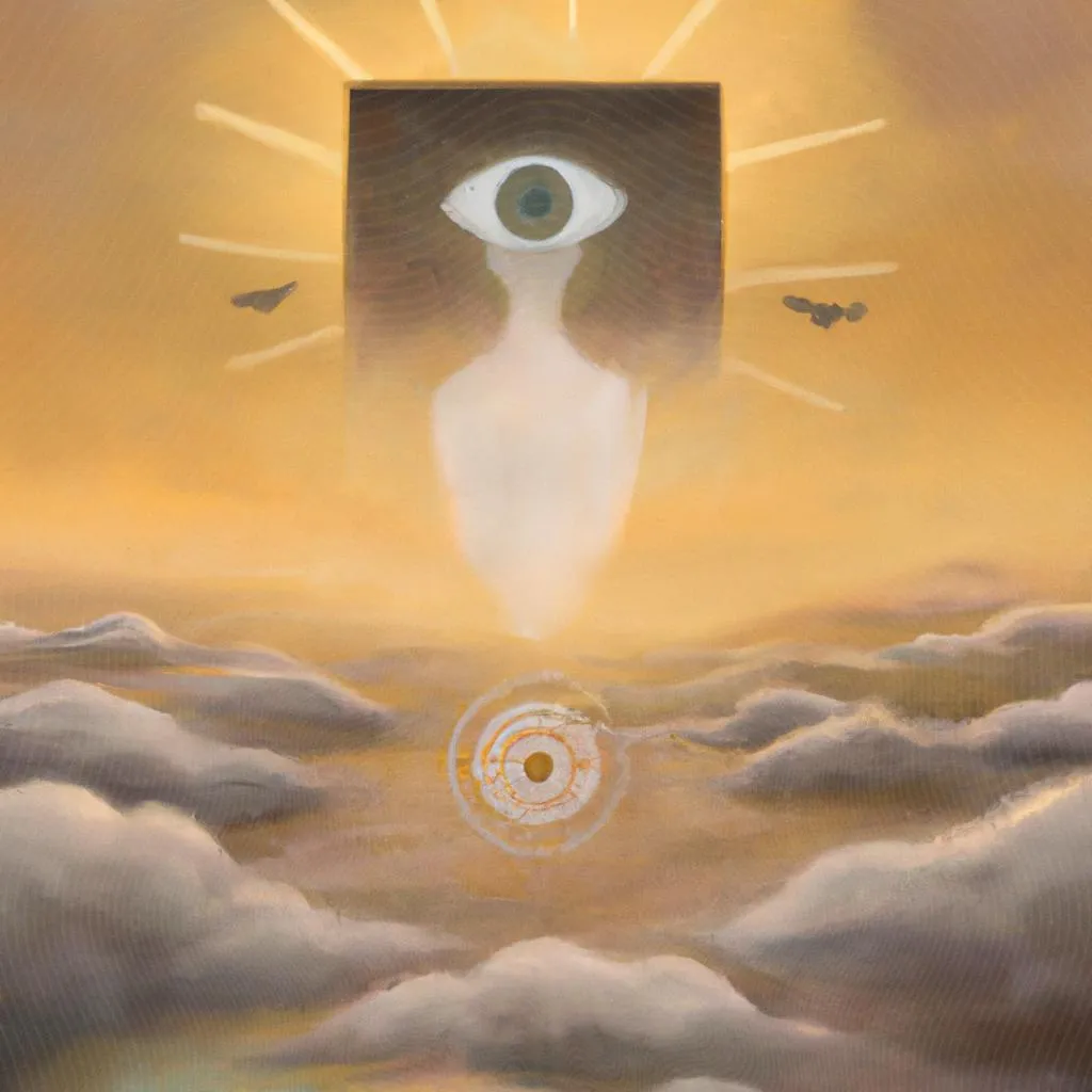uma imagem em 3D de o que é deus na visão espirita