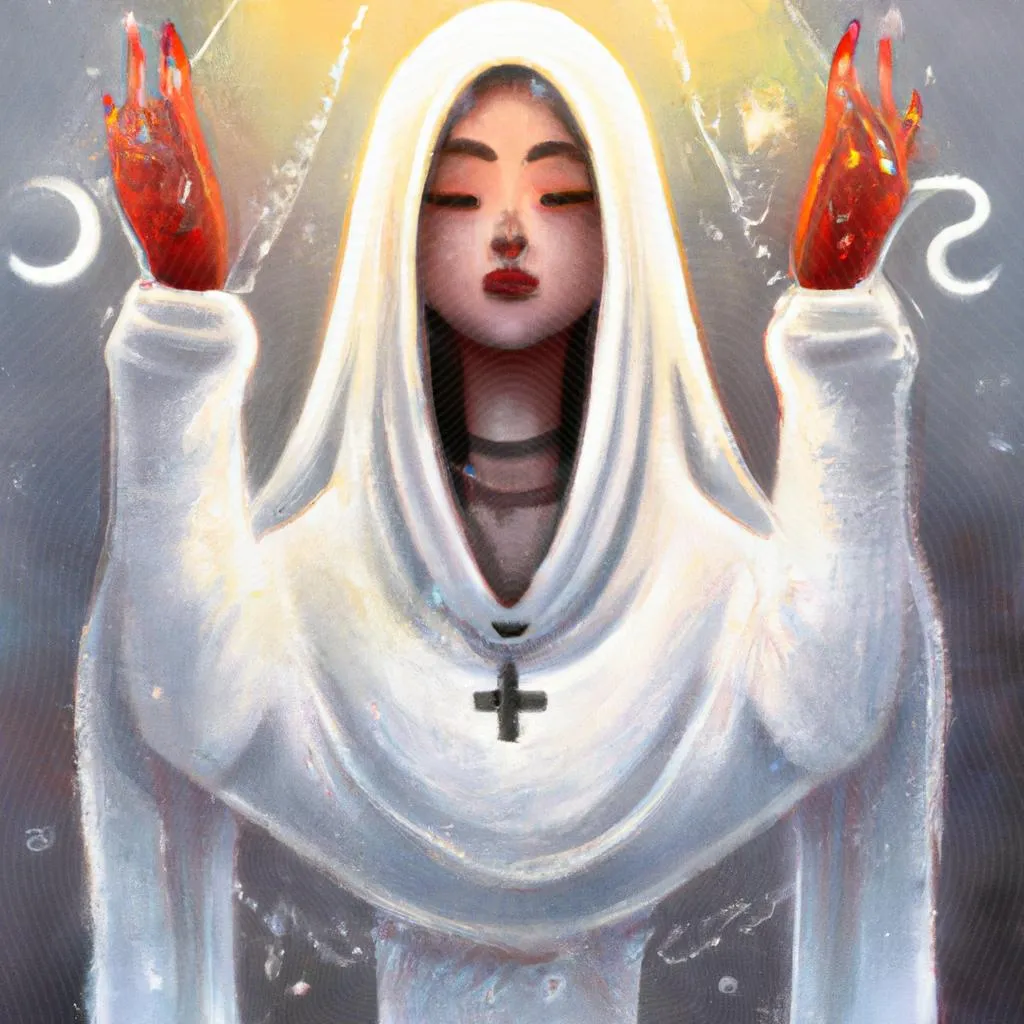 uma figura artística de o que é religião espirita