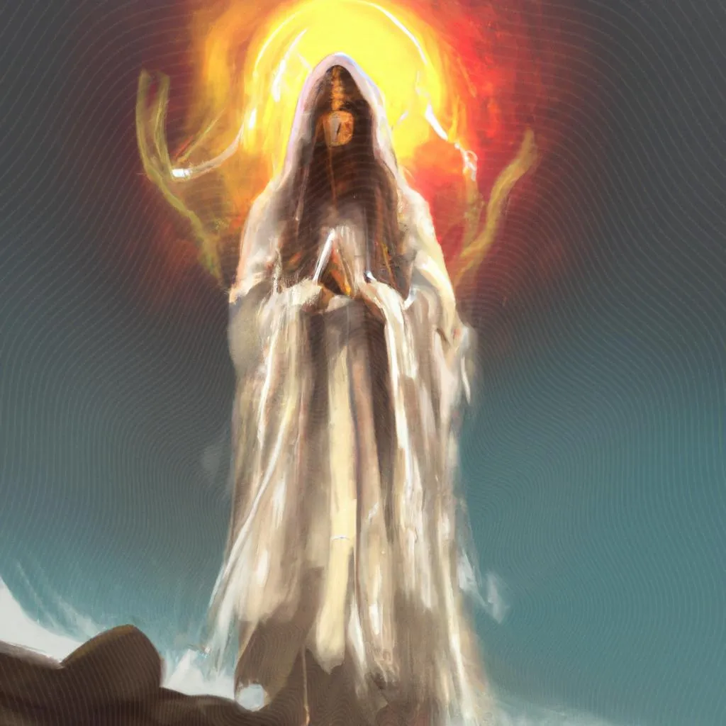 uma ilustração em preto e branco de o que é religião espirita