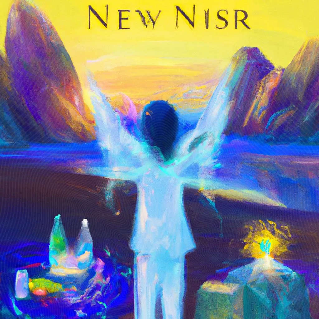 uma imagem impressionista de palestra espirita sobre ano novo vida nova