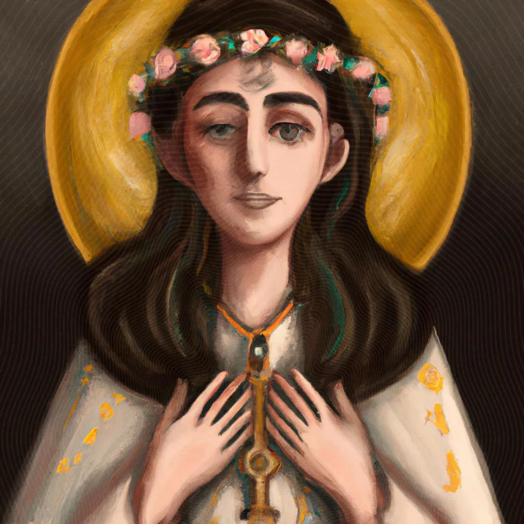 uma imagem digital de terco do espirito santo elena guerra