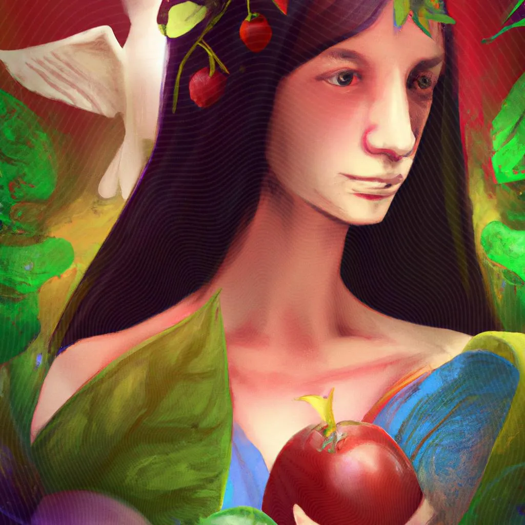 uma caricatura de versiculo de frutos do espirito