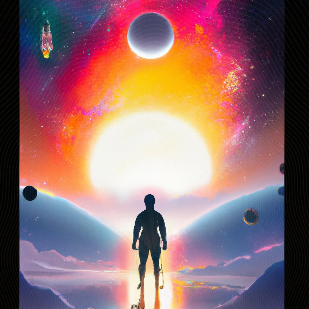 Vidas Além da Terra: O que o Espiritismo Revela sobre Outros Planetas? 2 imagem desenhada vidas em outros planetas espiritismo