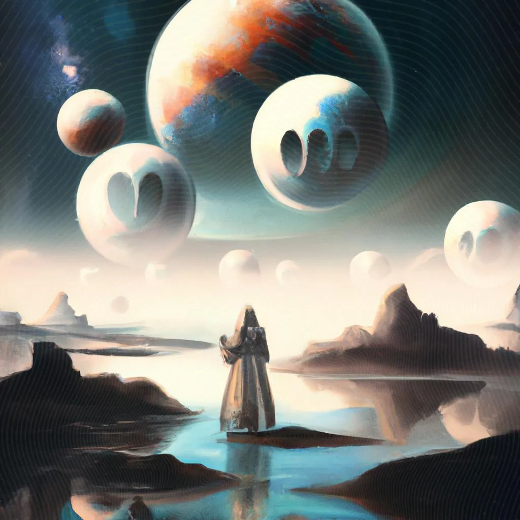 Vidas Além da Terra: O que o Espiritismo Revela sobre Outros Planetas? 4 uma imagem imaginária de vidas em outros planetas espiritismo