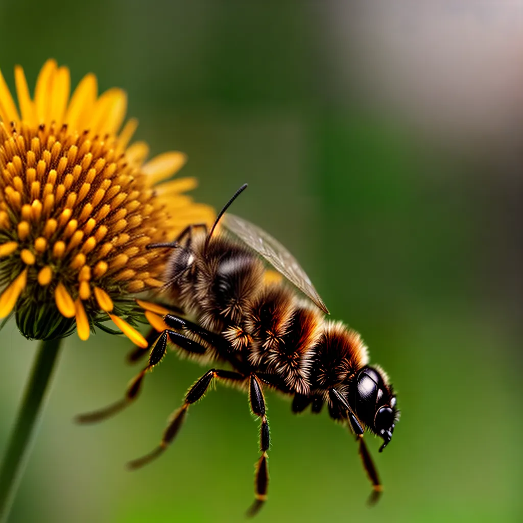 Fotos abelha flor polen asa trabalho 1