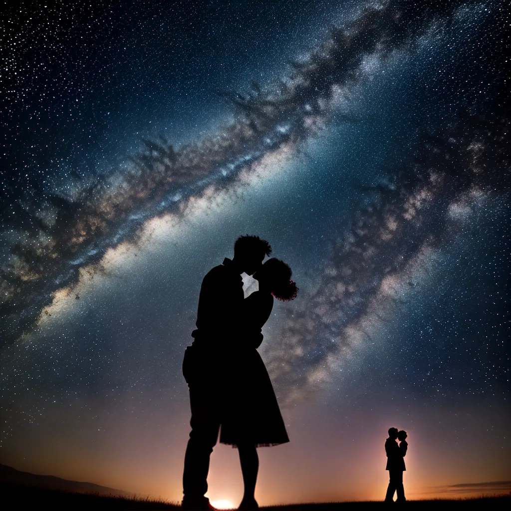 Fotos abraco estrelas nuvens sonhos