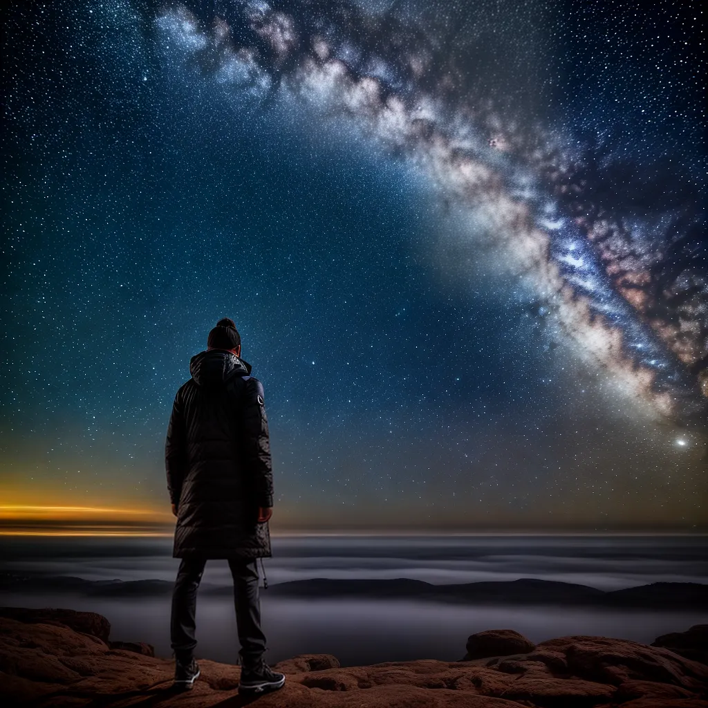 Sonhos Estelares: Descubra o Significado por Trás das Galáxias 4 Fotos abraco universo galaxia noite