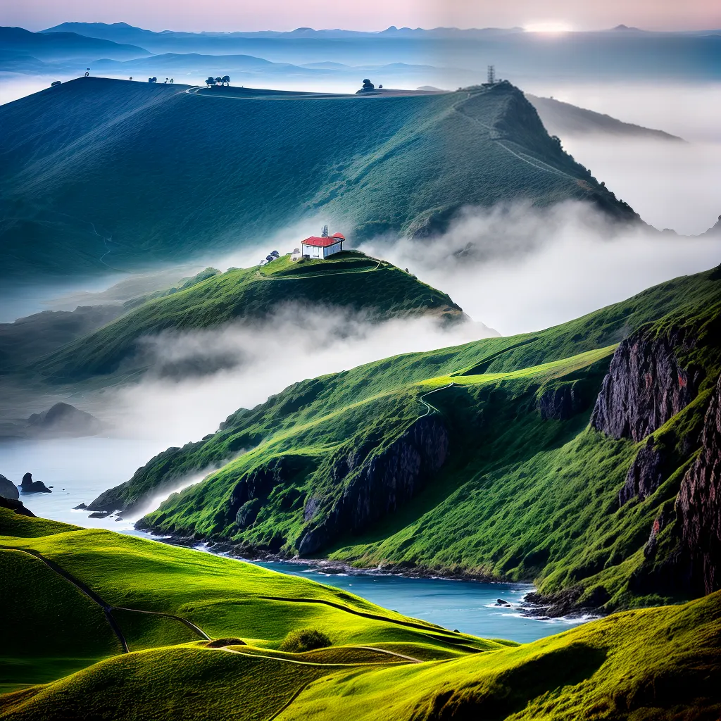 Título do blog: O Que Significa Sonhar com um Abrigo Rústico e uma Queda D'Água? 5 Fotos abrigo madeira queda agua montanhas