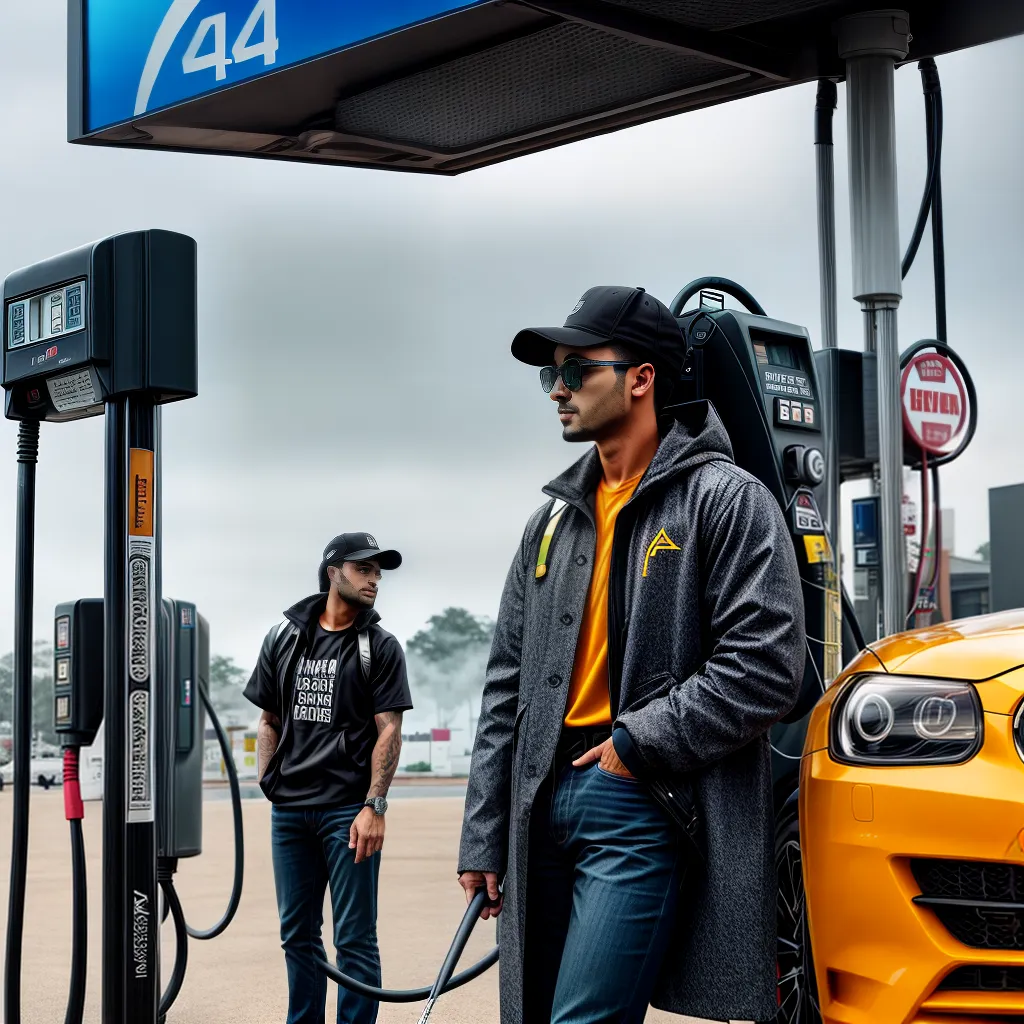 Fotos abundancia posto gasolina pensamento