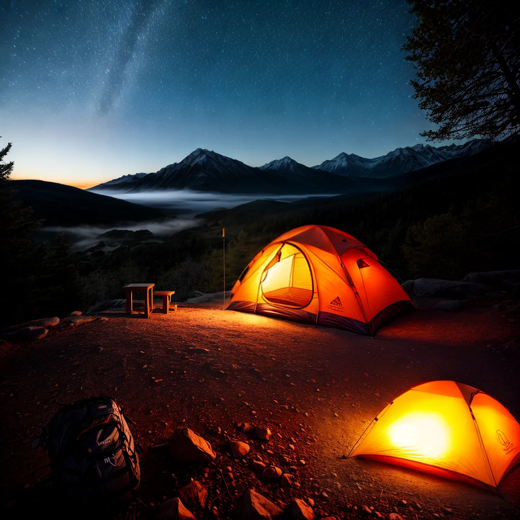 Fotos acampamento estrelas natureza aventura