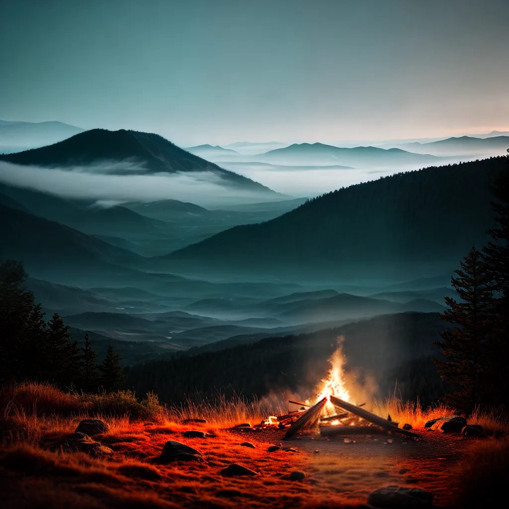 Desvendando os Gemidosos da Noite: O Que Significa Sonhar com Lamentos em Acampamentos? 4 Fotos acampamento fogo noite sons sombra