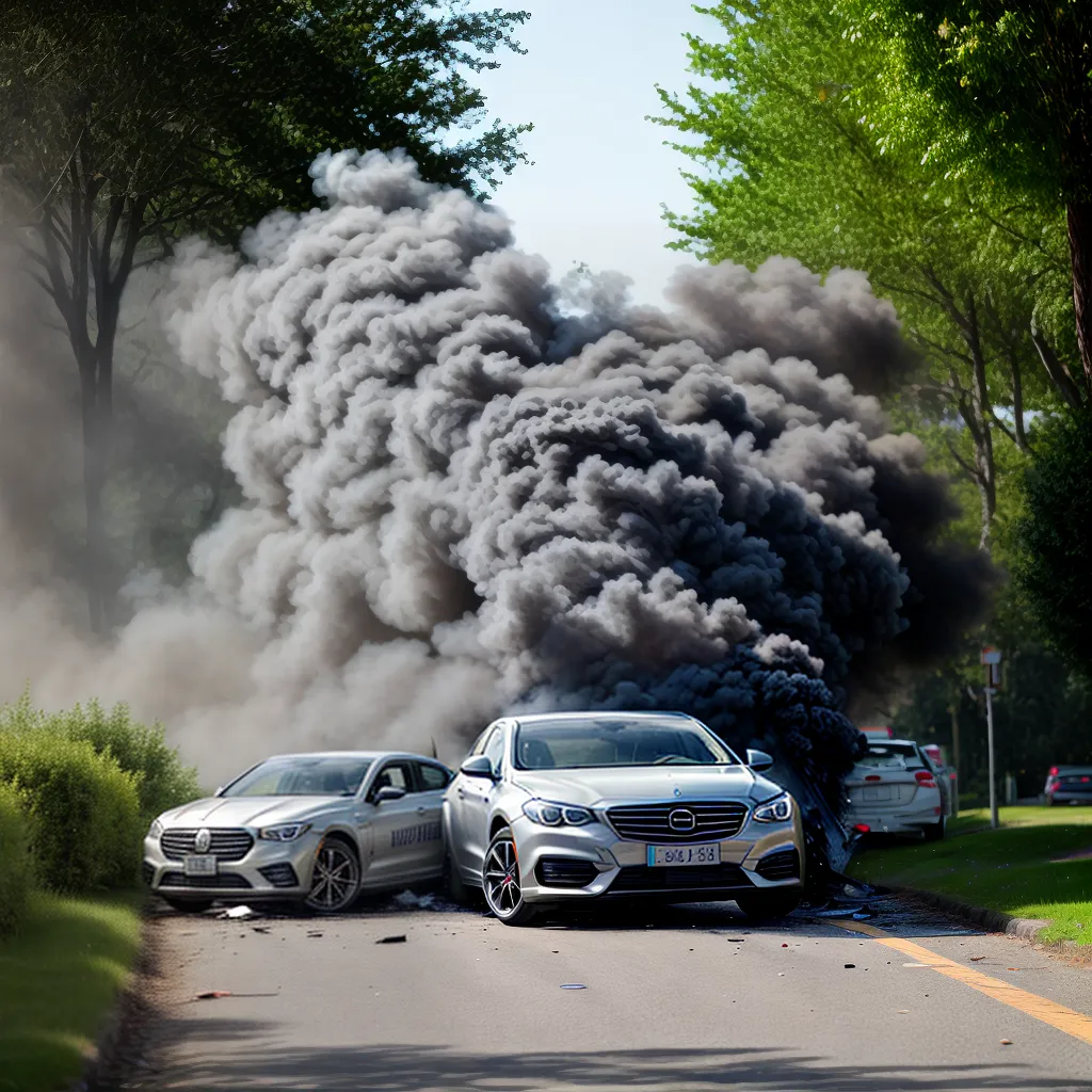 Pressentimentos Revelados: Entenda o Significado de Sonhar com Acidentes 2 Fotos acidente carro arvore fumaca socorro