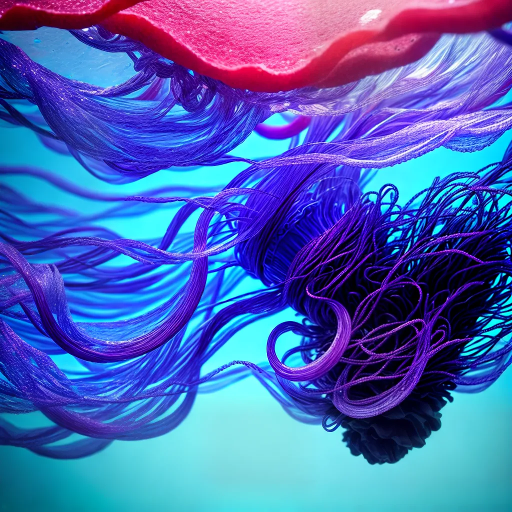 Descubra o Significado de Sonhar com Água-viva. 3 Fotos agua viva azul roxa tentaculos