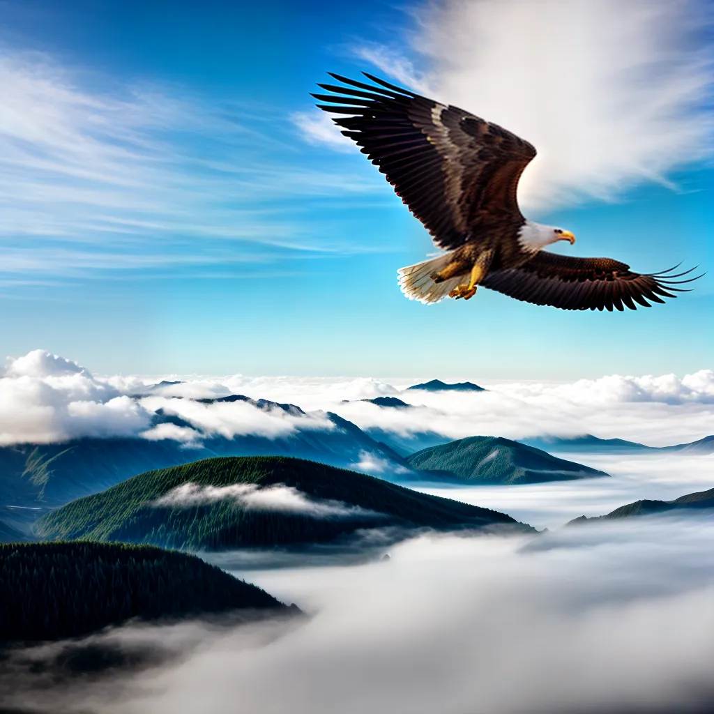 Pássaros e Liberdade - O que Significa Sonhar com Voar e Alcançar a Liberdade 3 Fotos aguia liberdade voo nuvens sonhos