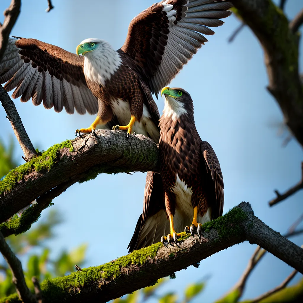 Sonhar com aves de rapina: o que pode representar. 2 Fotos aguia predadora rama foco