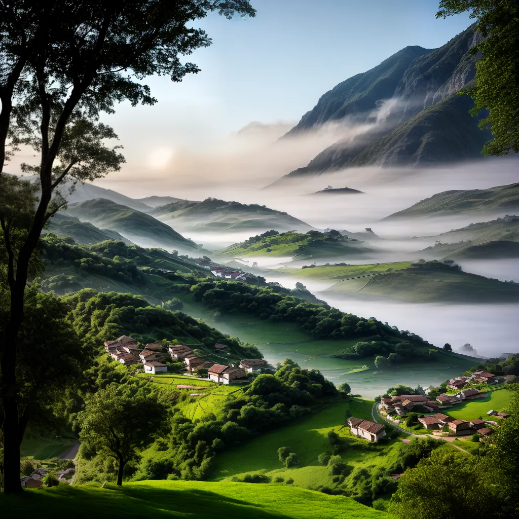 Descubra Qual o Significado de Sonhar com uma Aldeia 4 Fotos aldeia verde paz simplicidade