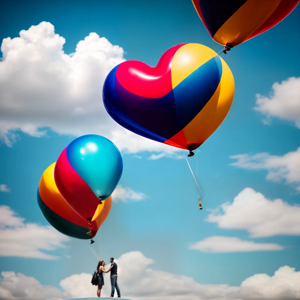 ás dos sonhos: O significado de sonhar com amor - Sonho - Significado - Amor 4 Fotos amor balao ceu formato coracao