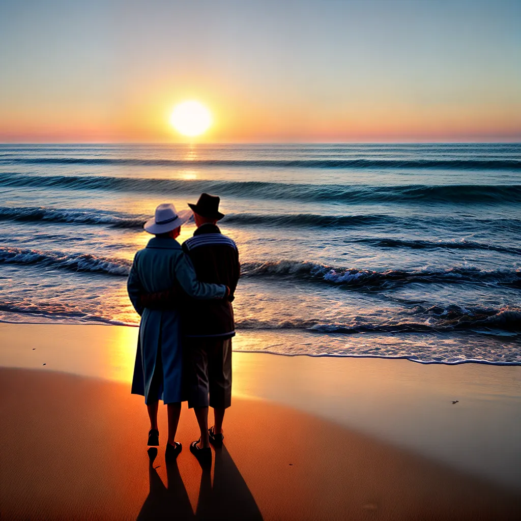 Fotos amor eterno casal praia por do sol 1