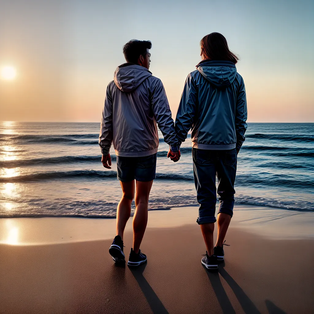 Fotos amor praia por do sol