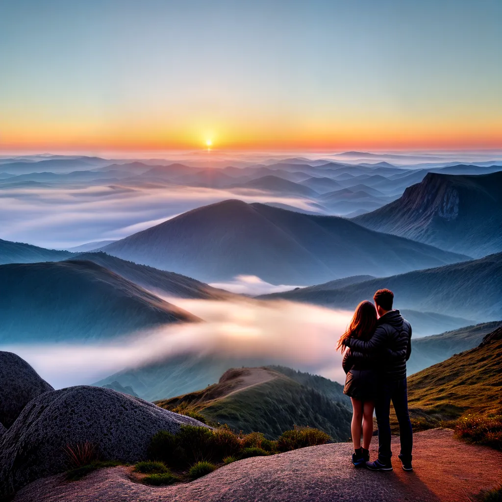 O que Significa Sonhar com Amor e Relacionamentos? 3 Fotos amor sentimento montanha por do sol