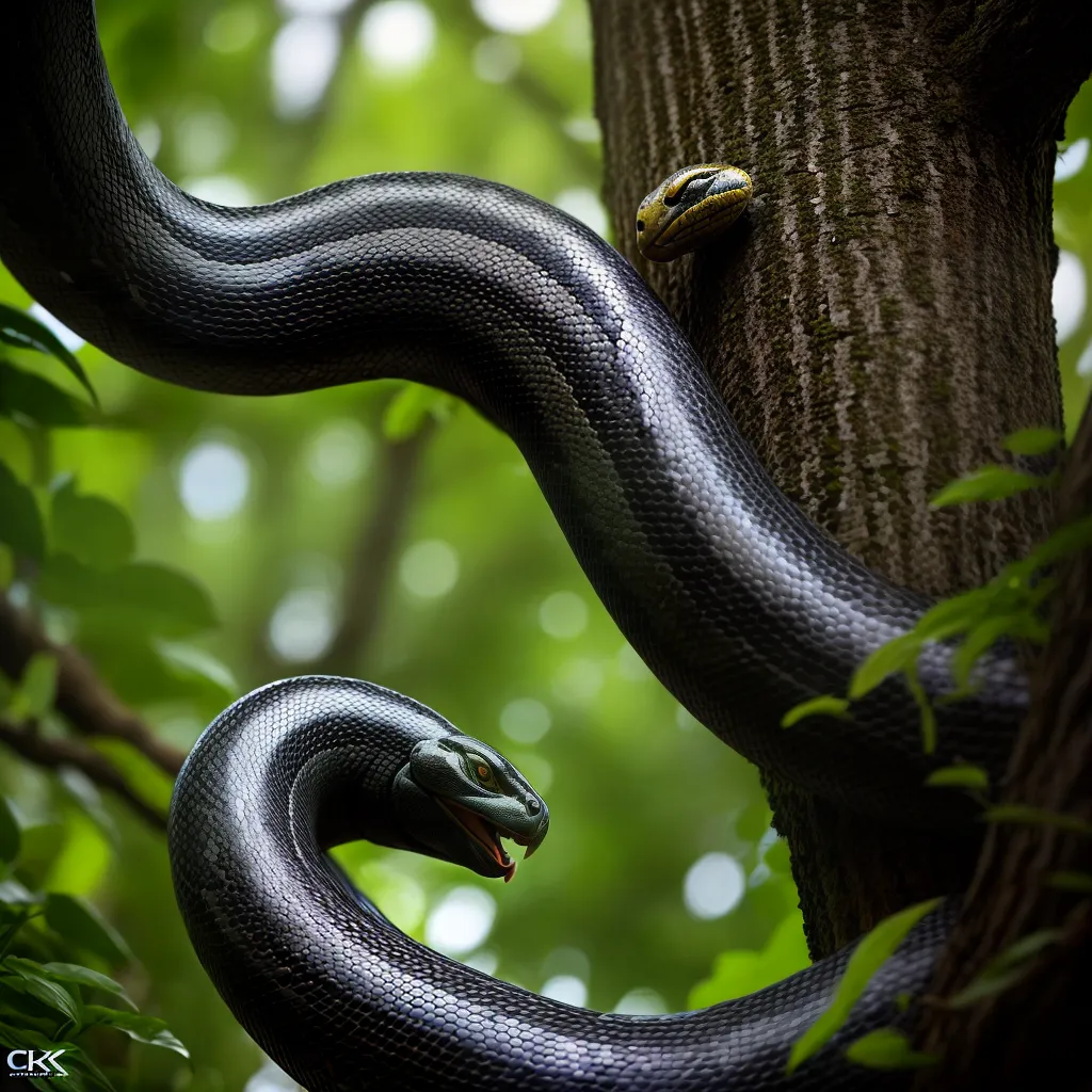 Interpretação dos Sonhos: Cobra Grande 3 Fotos anaconda arvore olhar transformacao