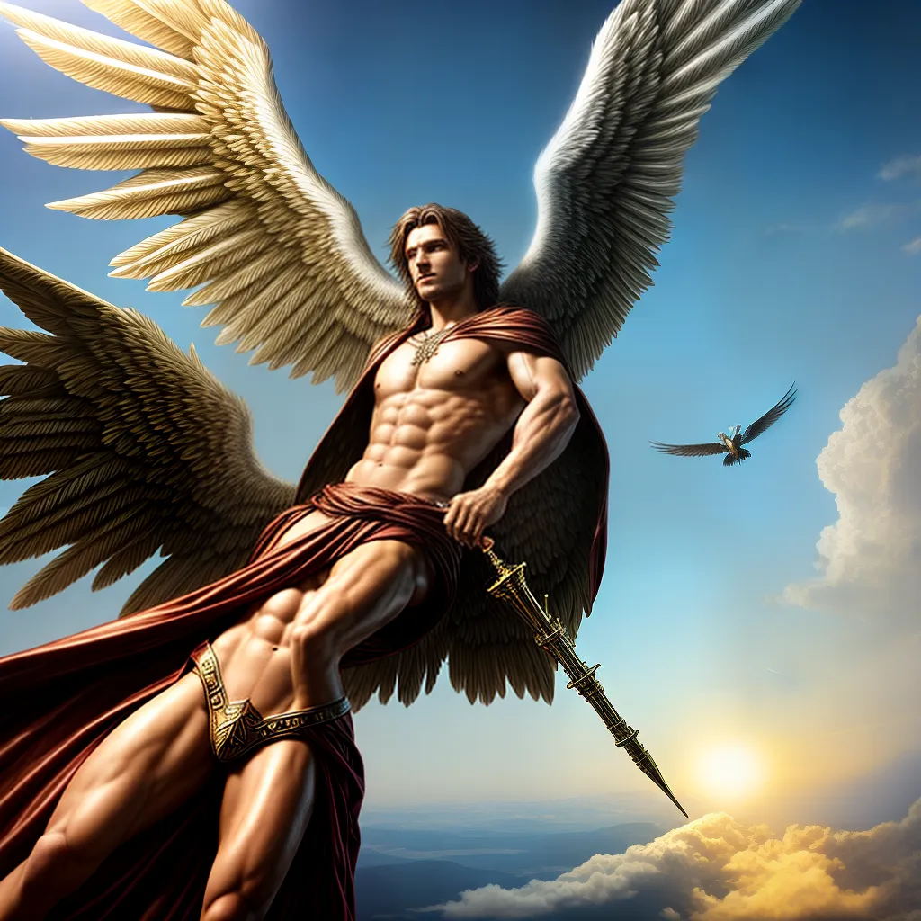 Grandioso Mensageiro de Deus: Descubra o Significado de Gabriel! 10 Fotos anjo gabriel trombeta luz