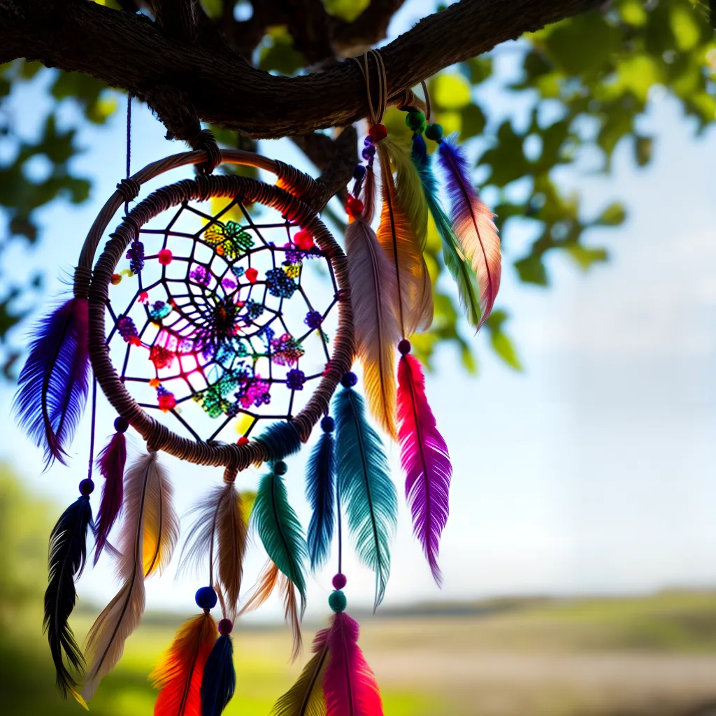 Desvendando o Significado dos Sonhos - Sobrenatural Parapsicólogo 5 Fotos apanhador sonhos arvore colorido 7