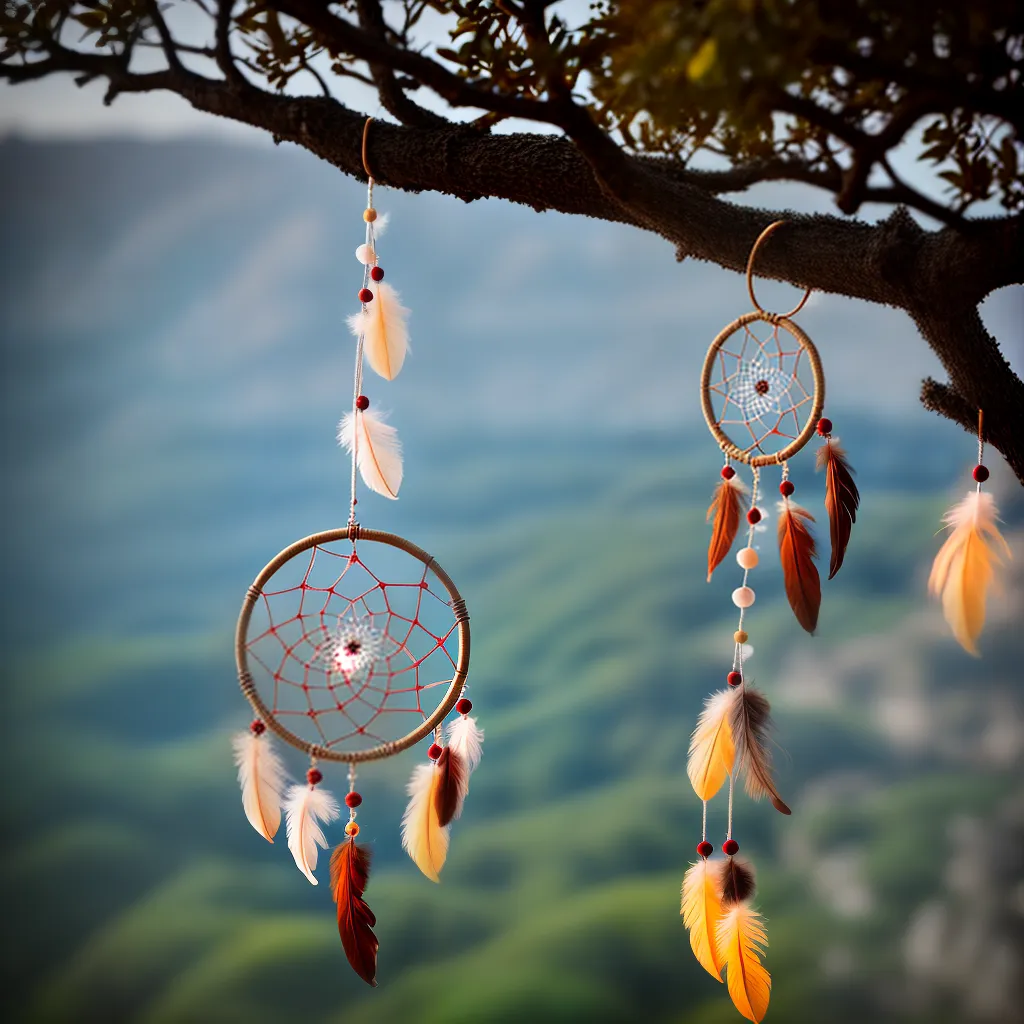 Desvendando os Códigos dos Sonhos: Descubra o seu Verdadeiro Significado 3 Fotos apanhador sonhos arvore penas beads