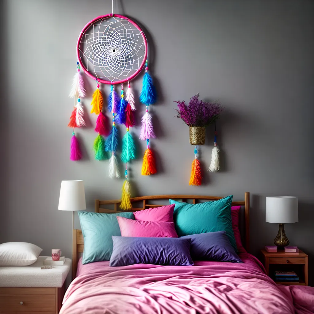 Desvendando o Verdadeiro Significado dos Sonhos 2 Fotos apanhador sonhos cama colorido 14