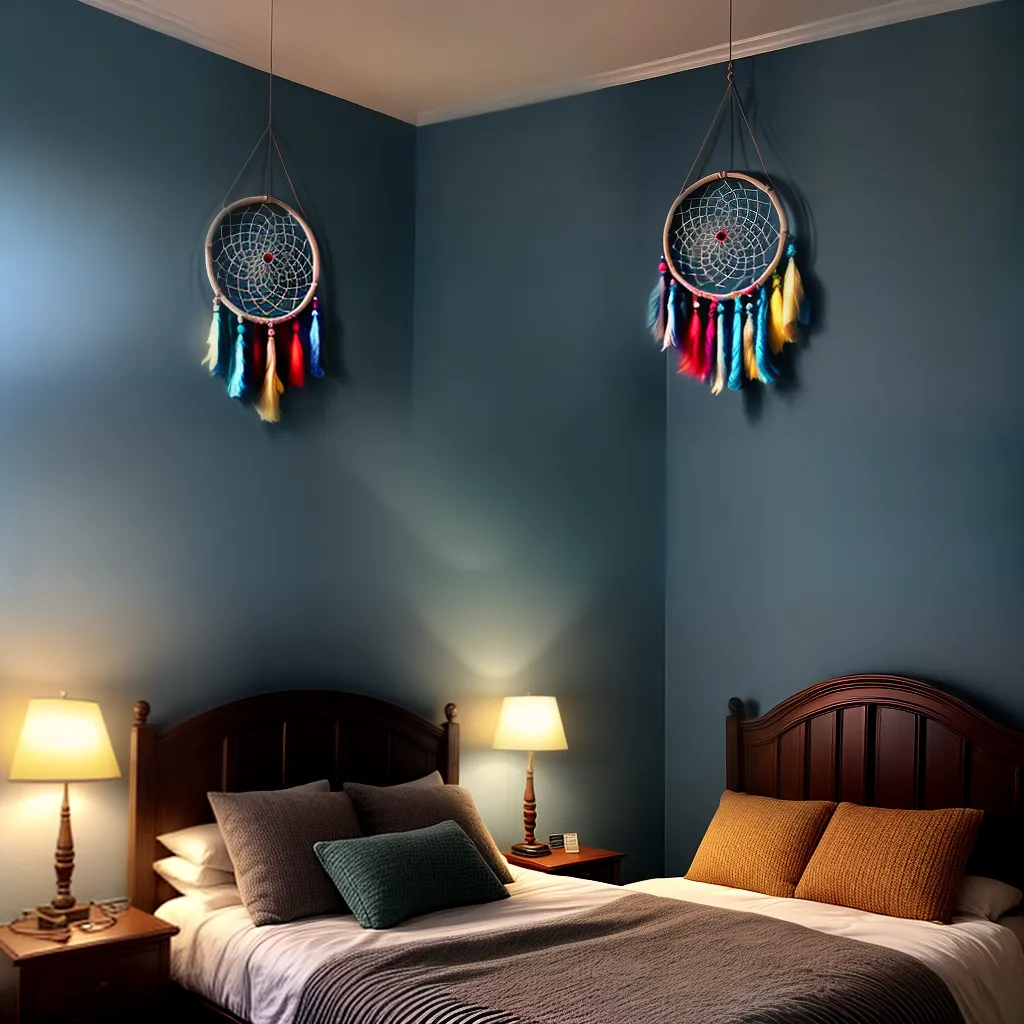 A Necessidade de Entender o Significado dos Sonhos 6 Fotos apanhador sonhos cama colorido 4