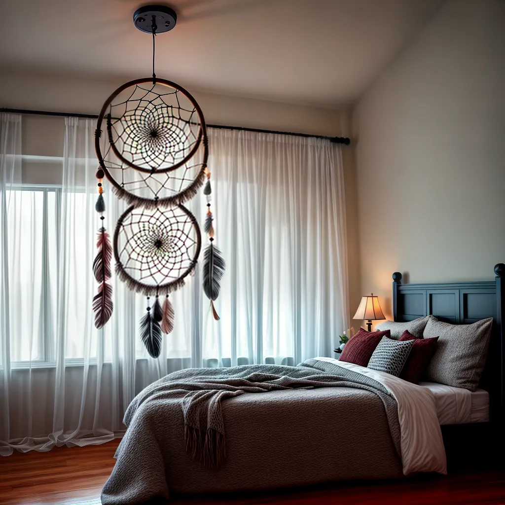 Fotos apanhador sonhos cama dormindo 13