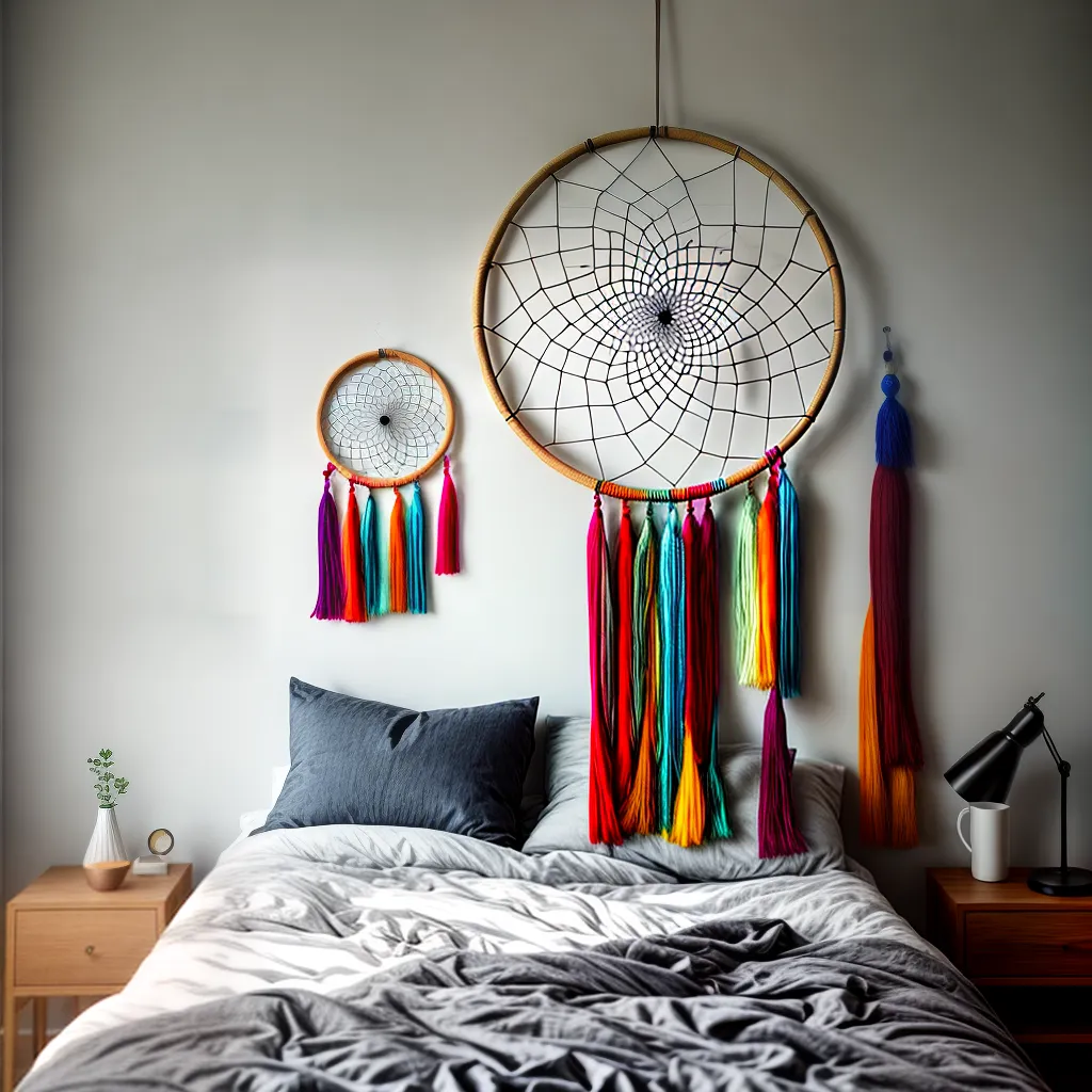 Fotos apanhador sonhos cama onirico