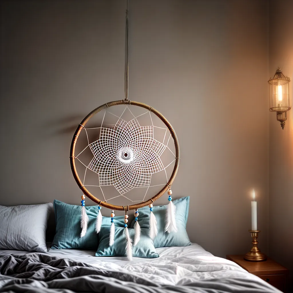 Diplomacia dos Sonhos: Orientação para sua Interpretação 4 Fotos apanhador sonhos cama penas paz
