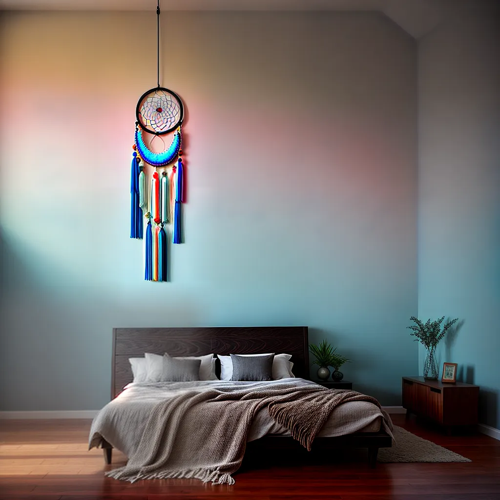 Enigma dos Sonhos: Descubra a interpretação certa 4 Fotos apanhador sonhos cama sonhos coloridos 4