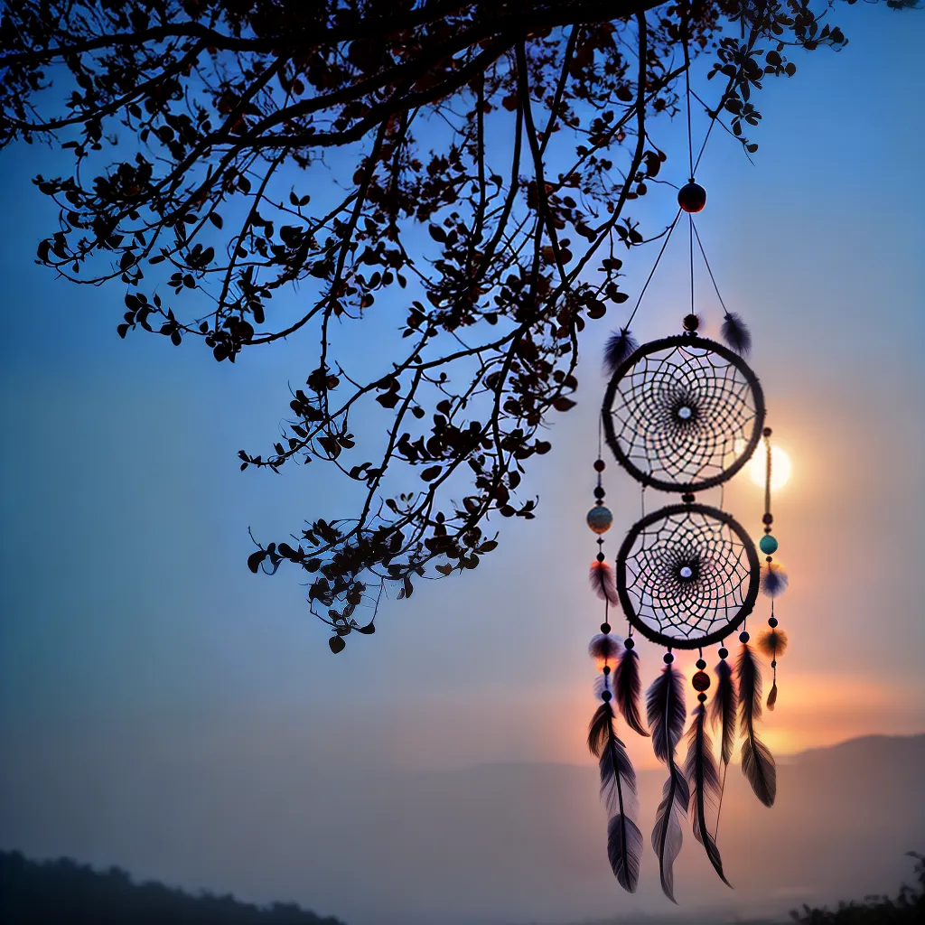 Fotos apanhador sonhos lua misterio paz