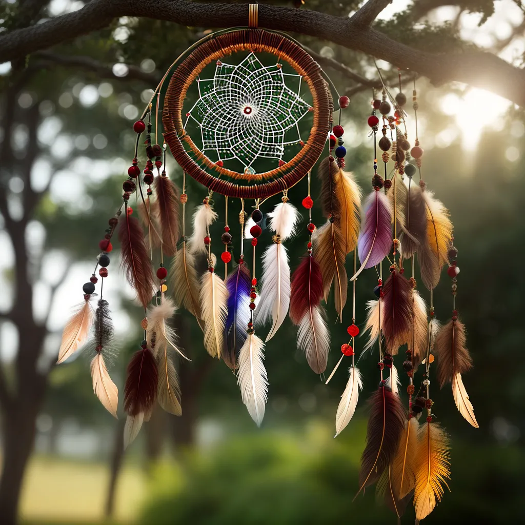Fotos apanhador sonhos natureza harmonia
