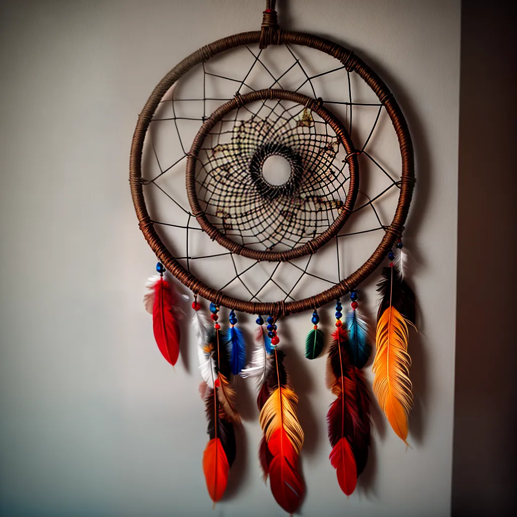 O Significado Geral dos Sonhos 3 Fotos apanhador sonhos pena beads 4