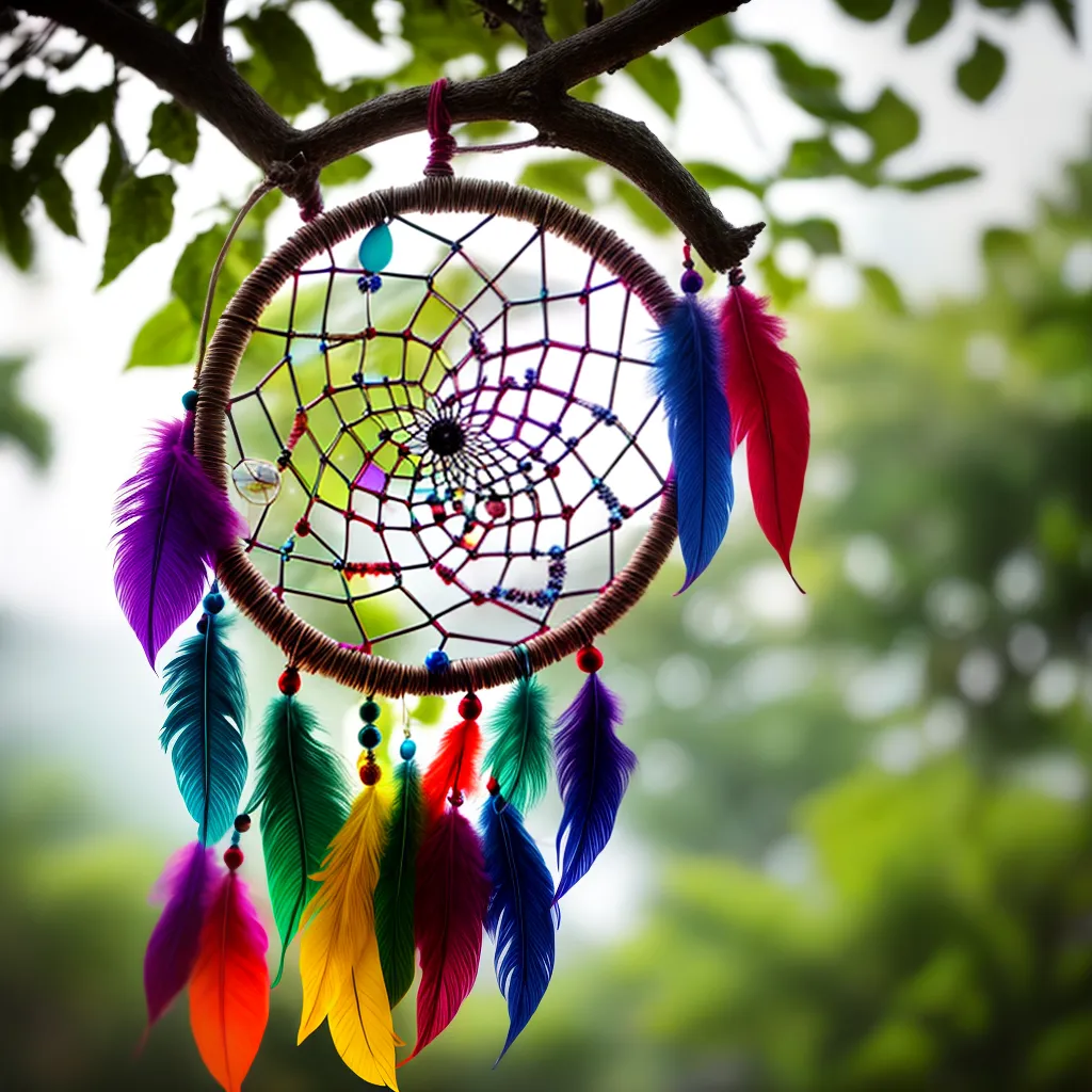 Surpreenda-se com os significados raros dos sonhos 2 Fotos apanhador sonhos pena beads 8