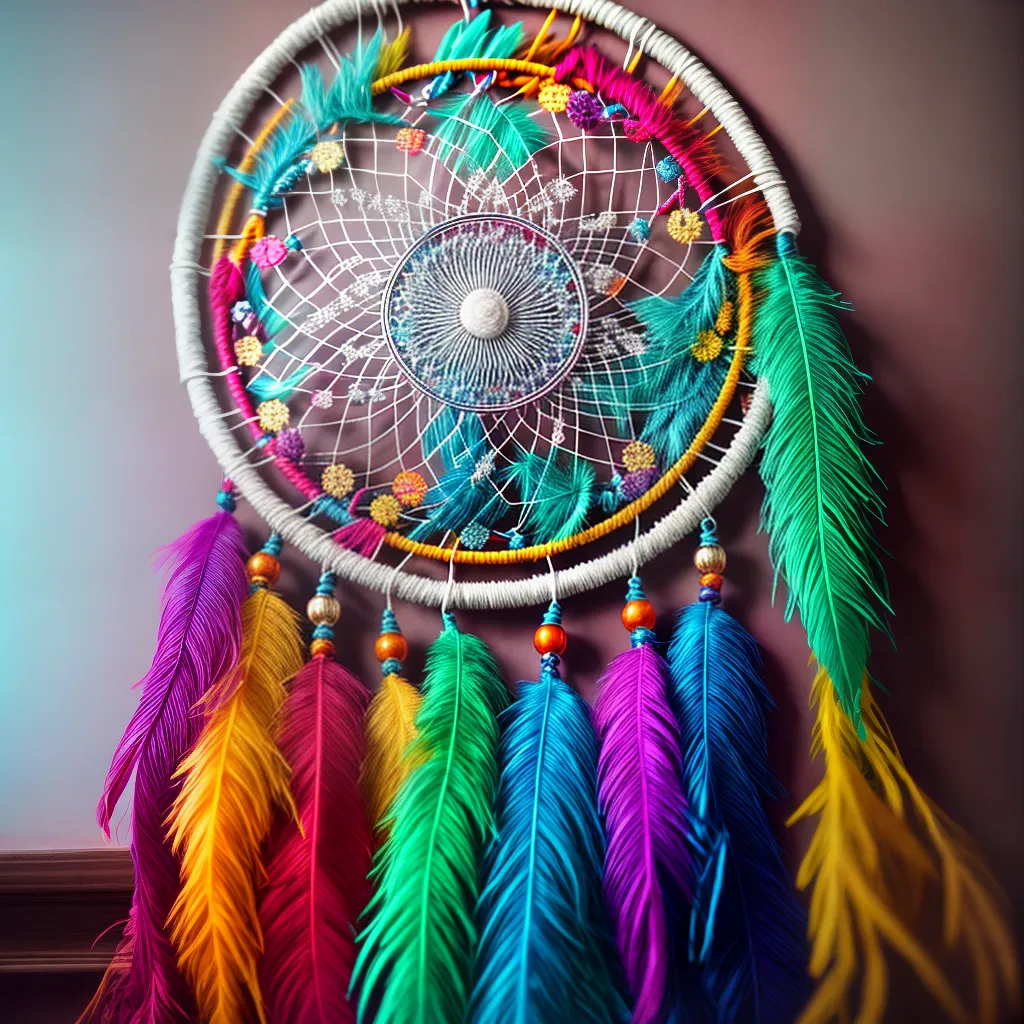 Esboçando Significados: Guia para Interpretar Sonhos 5 Fotos apanhador sonhos pena beads cama