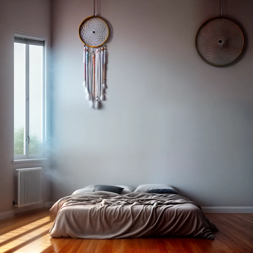 Decifrando seus sonhos: significado e interpretação 2 Fotos apanhador sonhos pena cama 2