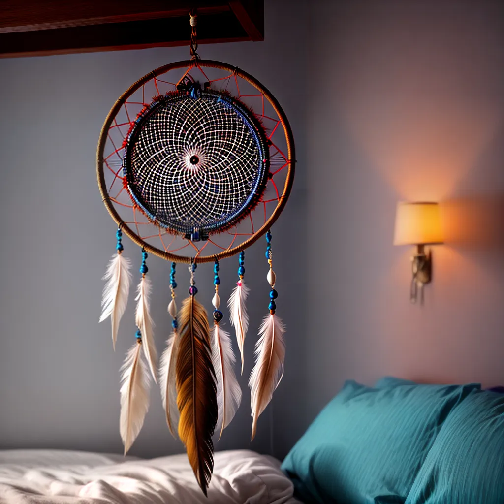 Descobrindo o Significado dos Sonhos Noturnos 5 Fotos apanhador sonhos penas beads 16